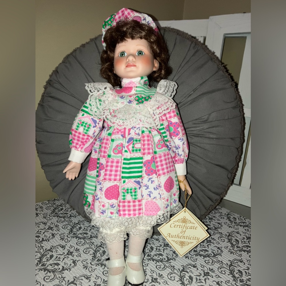 Soft expressions, porcelain doll.